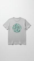 Gamma Girl Tee with Mindful Teal Motif
