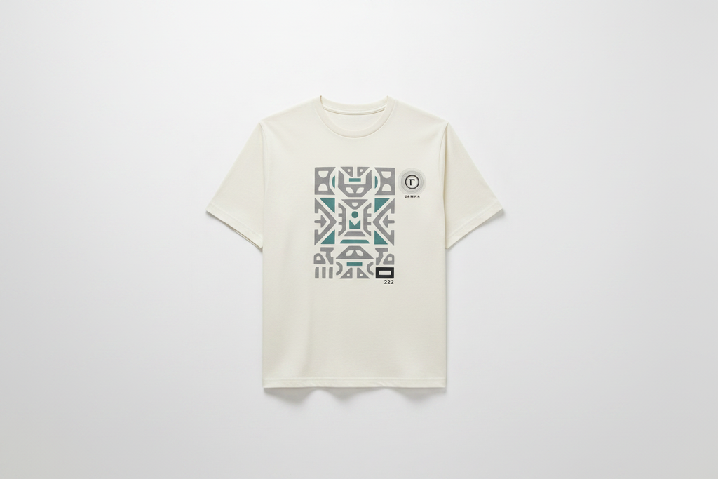 Gamma Girl Soft Ivory Tee with Logo
