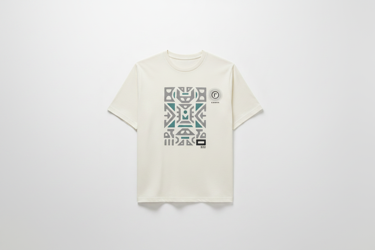 Gamma Girl Soft Ivory Tee with Logo