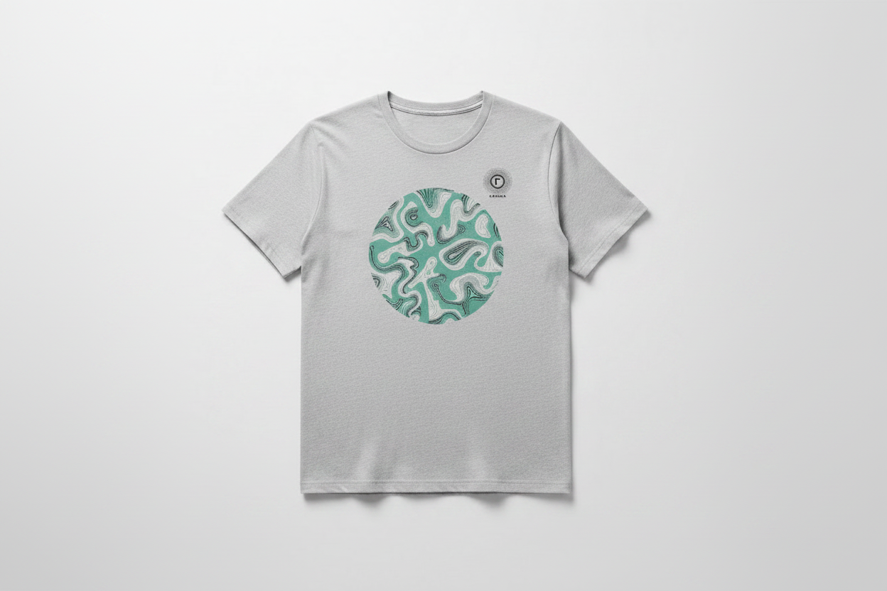 Gamma Girl Tee with Logo on Left Chest
