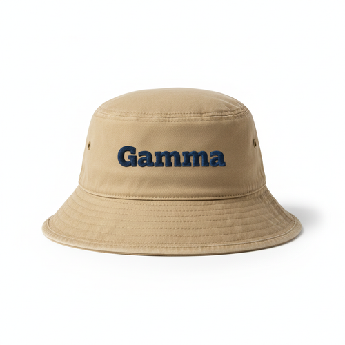 Gamma Fisherman's Bucket Hat in Tan with embroidered logo