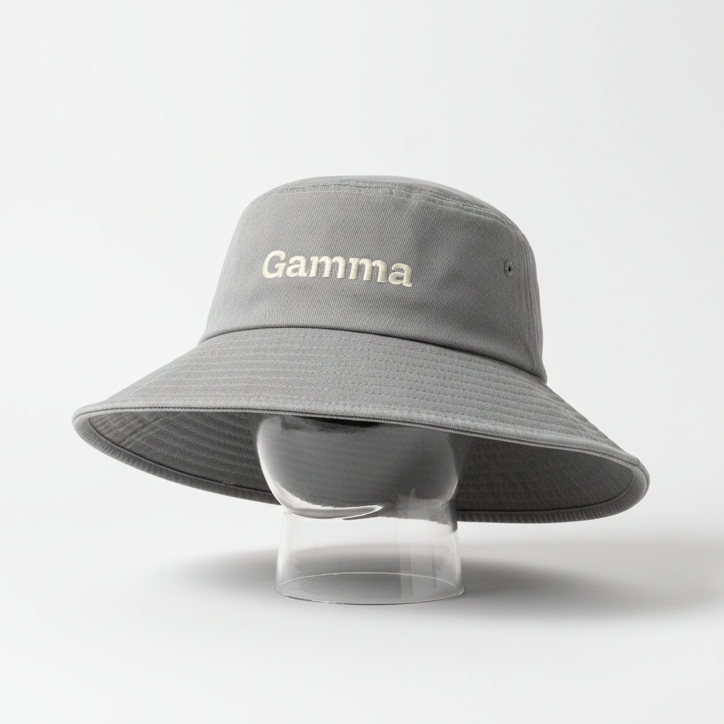 Gamma Fisherman's Bucket Hat in Stone with embroidered logo