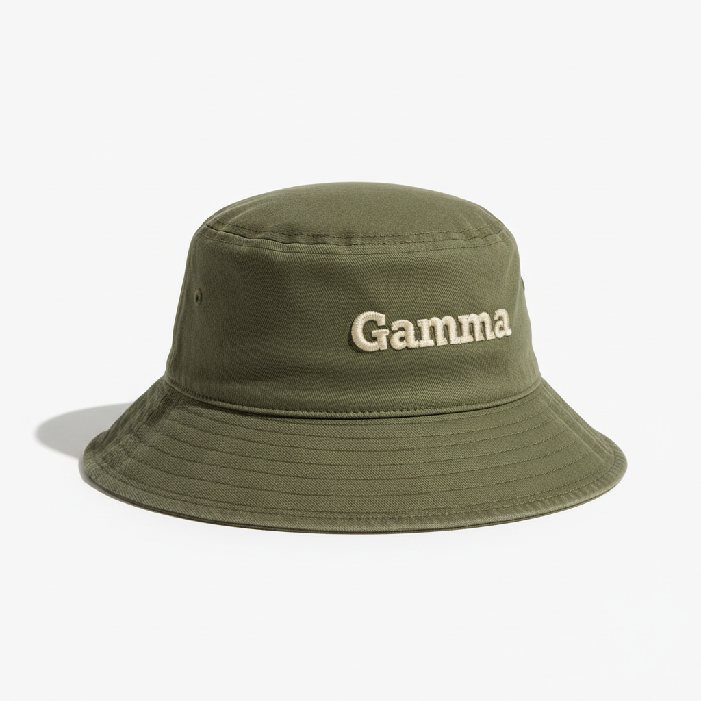Gamma Fisherman's Bucket Hat in Olive with embroidered logo