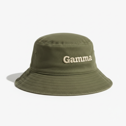 Gamma Fisherman's Bucket Hat in Olive with embroidered logo